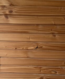 Bardage Douglas faux claire voie