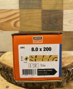 Vis a bois structurelle tête fraisee 8 X 200
