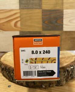 Vis a bois structurelle tête fraisee 8 X 240